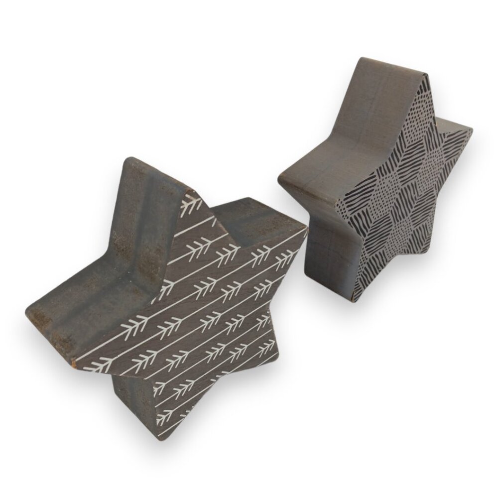 Star Wooden Decor–Wall, Table, Shelf- Gray- Arrows-Parties-Gatherings-Holiday - Picture 4 of 9
